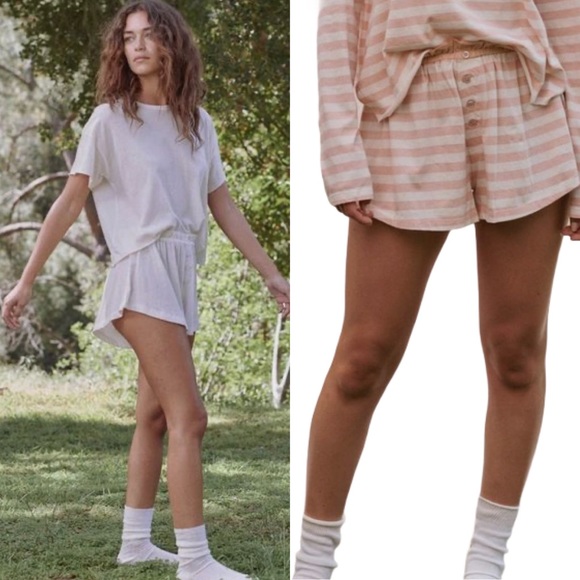 THE GREAT. Other - THE GREAT. sleep tap short in Rose Dust size 0
